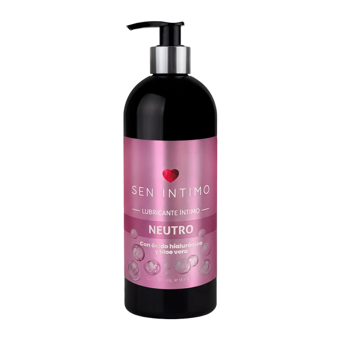 Lubricante Neutro con Ácido Hialurónico y Aloé x 500 ml by Sen Ìntimo