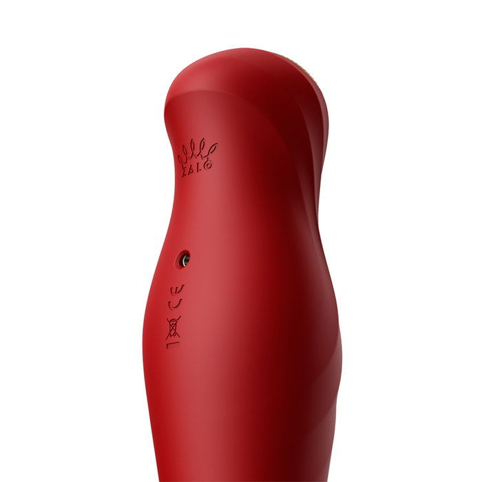 Vibrador de Lujo King Wine Red Controlado por APP Bluetooth by ZALO