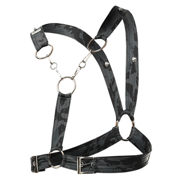Dngeon Cross Chain Harness By Mob Midnight