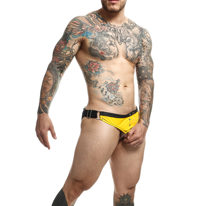 Dngeon Cockring Jockstrap By Mob Yellow