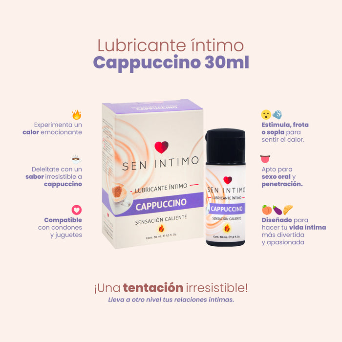 Lubricante ntimo Cappuccino Sensacin Caliente x 30 ml by Sen ntimo - TiendaCereza.com | Sex Shop Lubricante ntimo Cappuccino Sensacin Caliente x 30 ml by Sen ntimo - TiendaCereza.com | Sex Shop