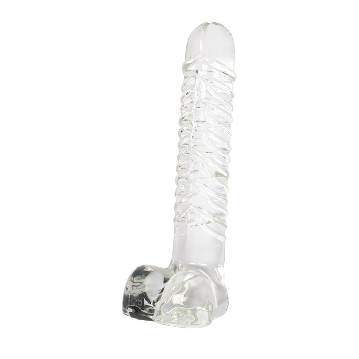 Dildo De Vidrio Spiral Clear