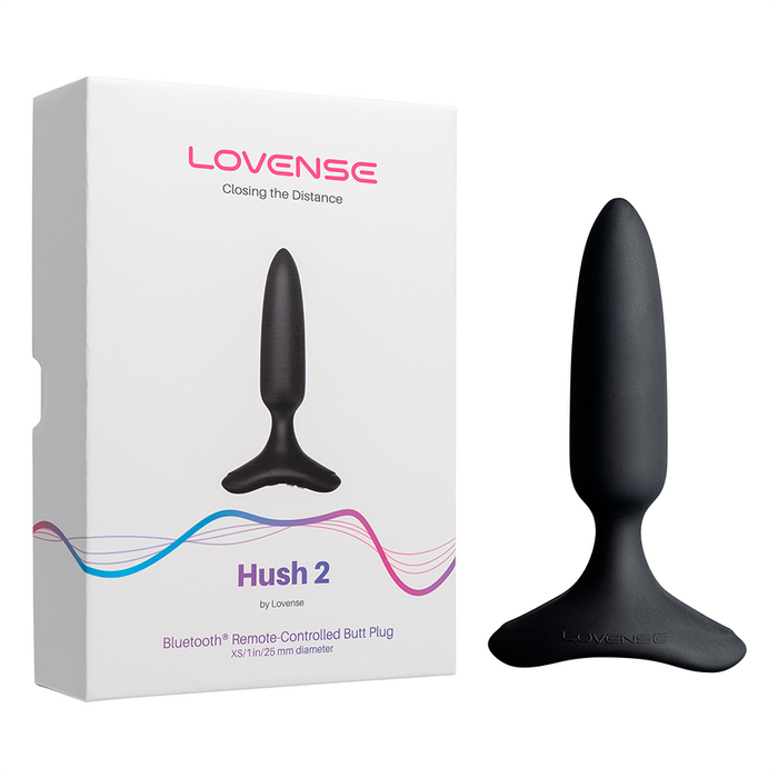 Vibrador Anal Hush 2 Controlado por APP (1.0 pulgada) By Lovense