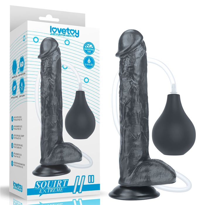 Dildo Squirt Extreme 11" Black