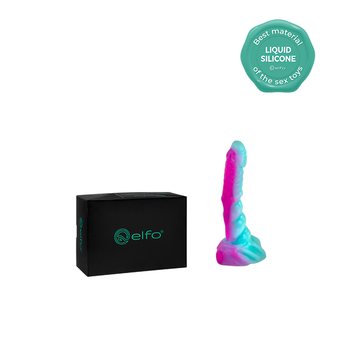 Dildo Anfibio Pequeño Verde Fucsia