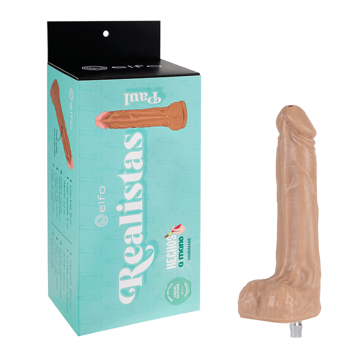 Dildo Paul Caramelo Compatible con Robbocock Machine
