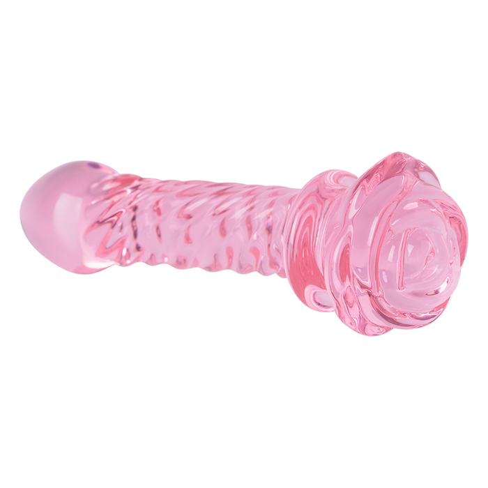 Dildo De Vidrio Rosa 3D Pink