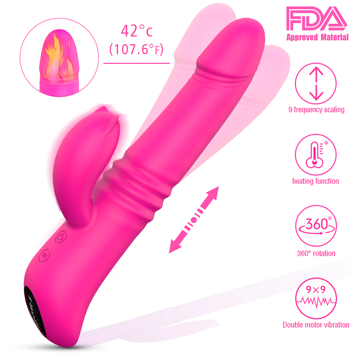 Vibrador Doble Estimulación Kaya Pink