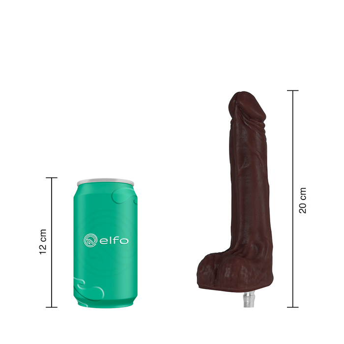 Dildo Paul Chocolate Compatible Con Lovense Machine