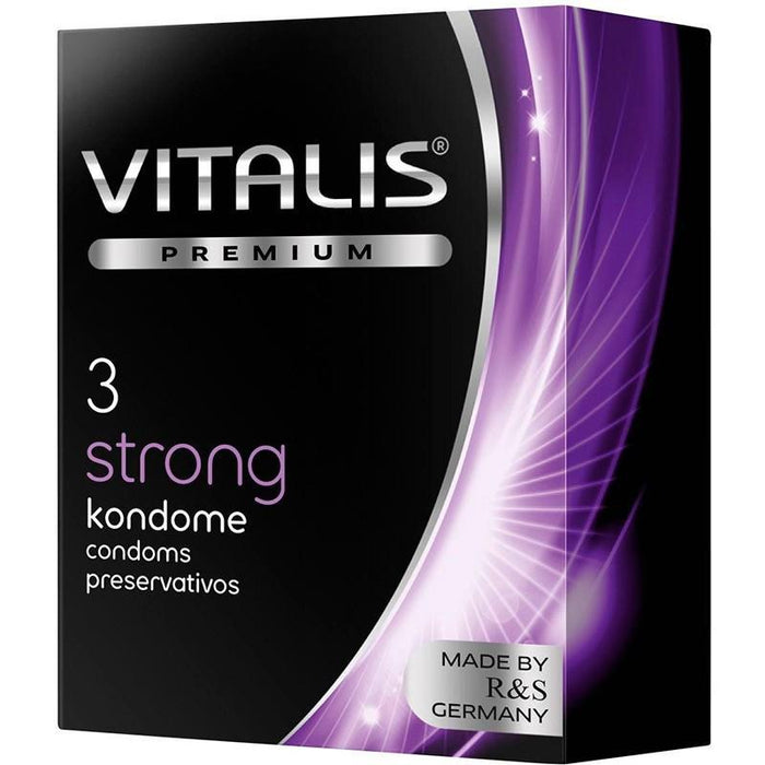 Condón Vitalis Strong Extra Resistente x 3 Unidades