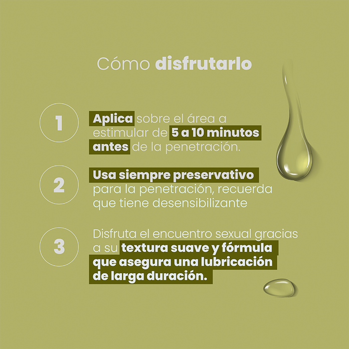 Lubricante Íntimo Anal Desensibilizante x 30 ml by Sen Intimo