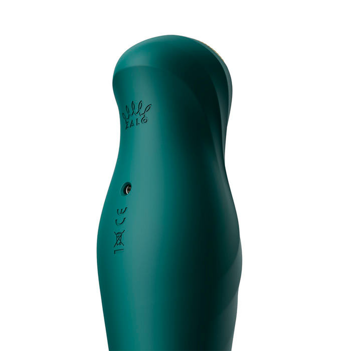 Vibrador de Lujo King Turquoise Green Controlado por APP Bluetooth by ZALO