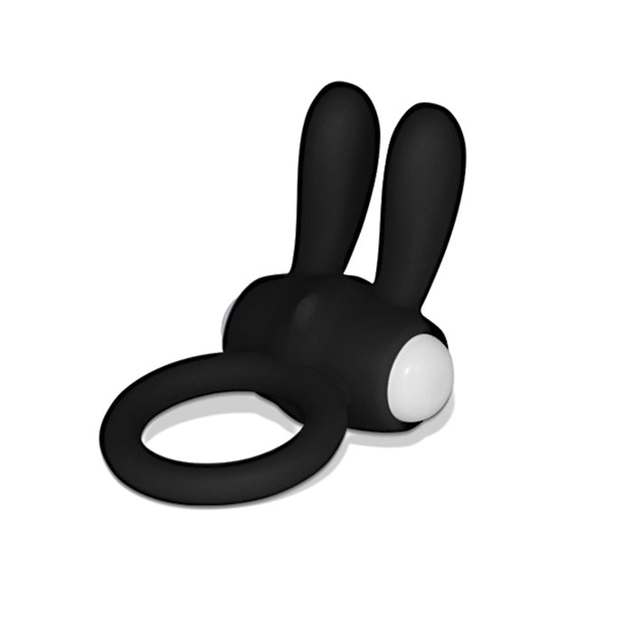 Anillo Vibrador Power Clit Rabbit Negro