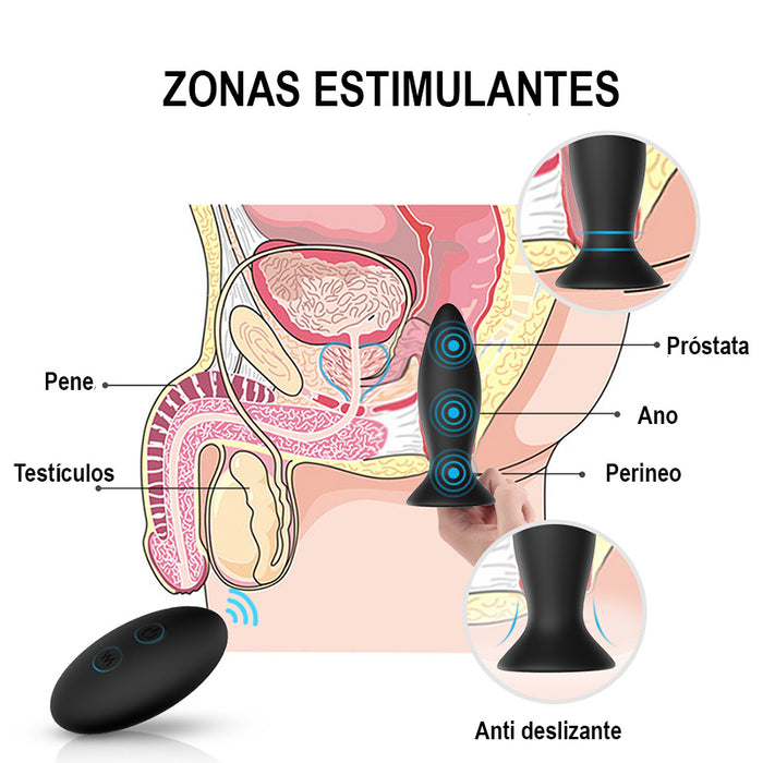 Kit Plugs Anales Vibradores Roar