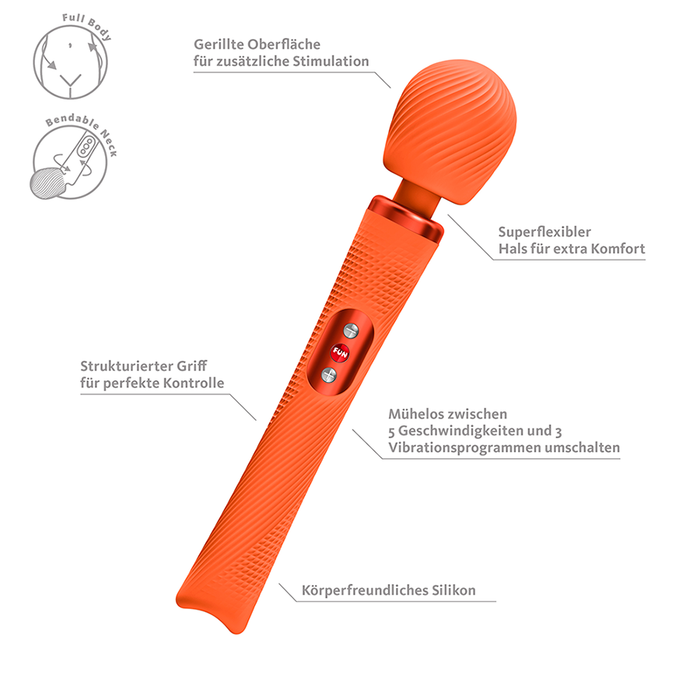 Vim Orange Vibrador Masajeador