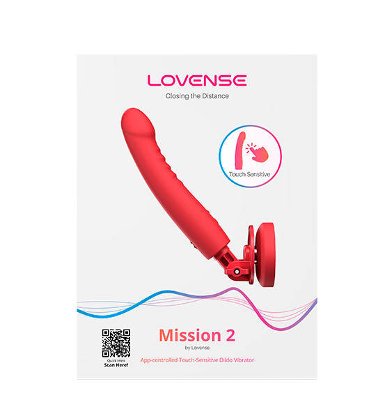 Mission 2 Vibrating suction cup dildo By Lovense