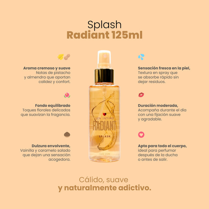 Splash Radiant X 125 Ml Sen Intimo