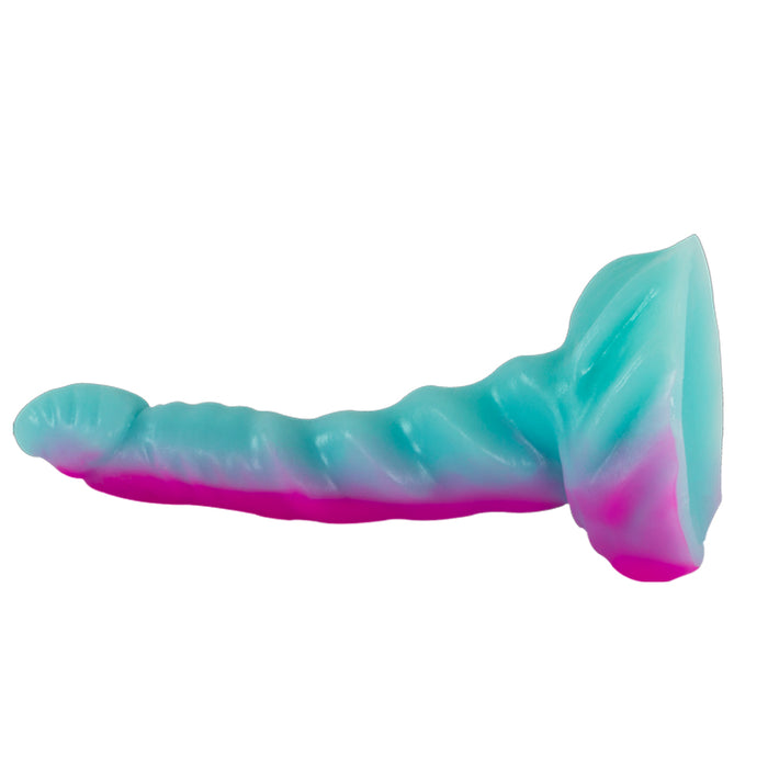 Dildo Anfibio Pequeño Verde Fucsia