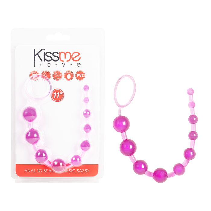 Kissme Anal 10 Beads Hi Basic Sassy