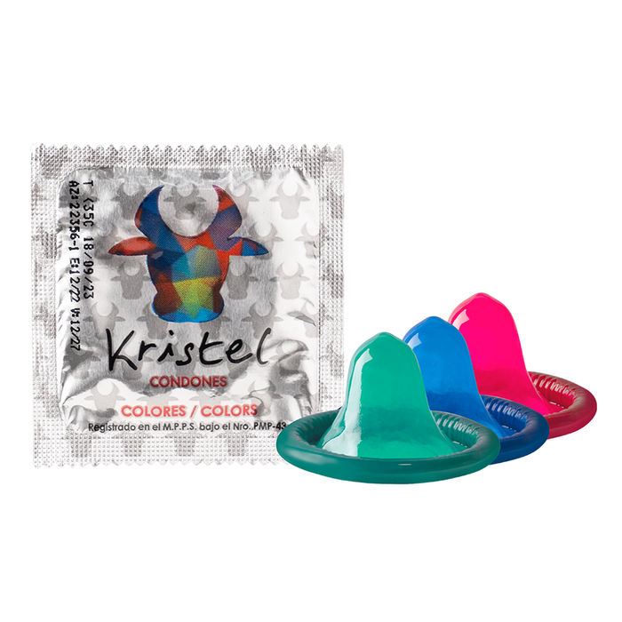 Condón Kristel Colores Surtidos x 1 Unidad