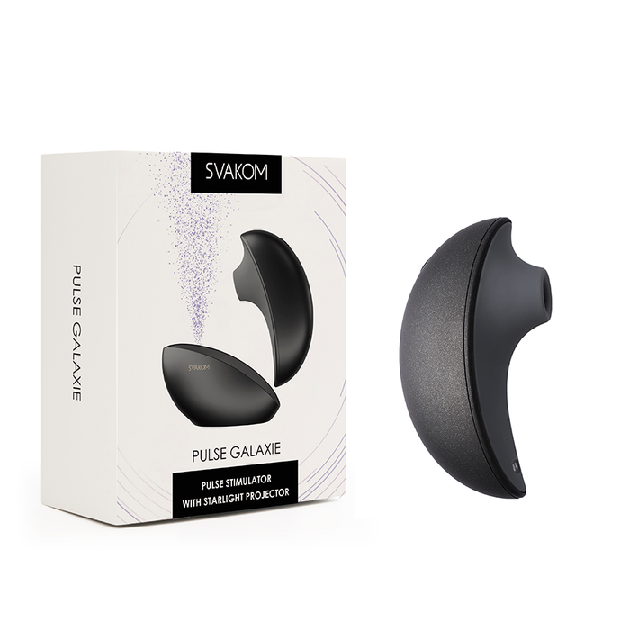 Estimulador Clitorial Pulse Galaxie Midnight Black Controlado por APP Global By Svakom