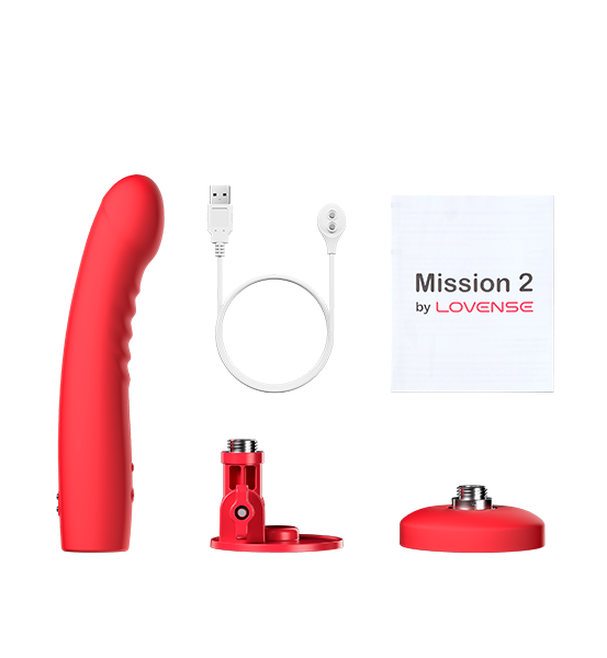 Mission 2 Vibrating suction cup dildo By Lovense