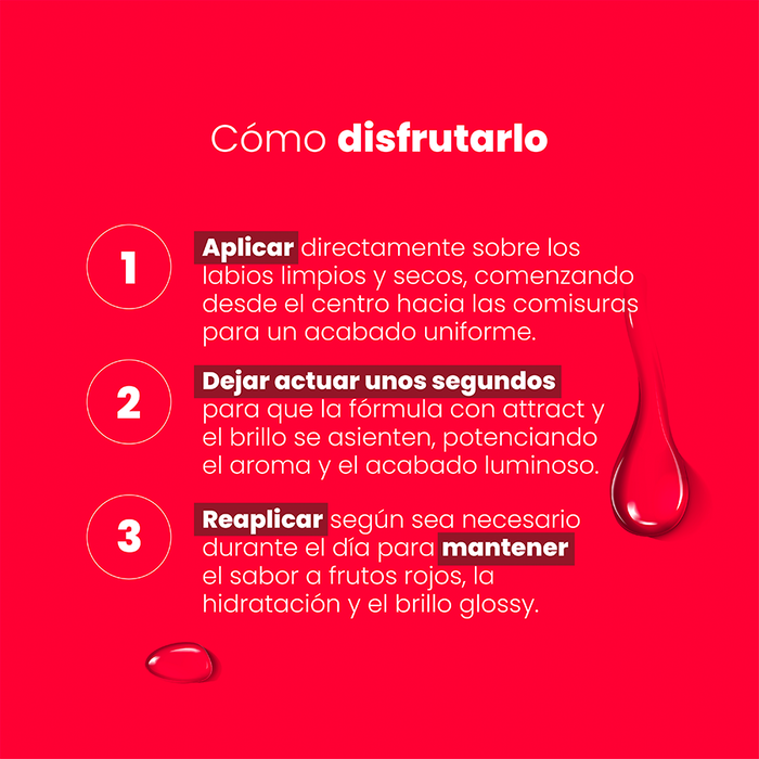 Brillo Labial X 20 Ml Frutos Rojos Sen Intimo