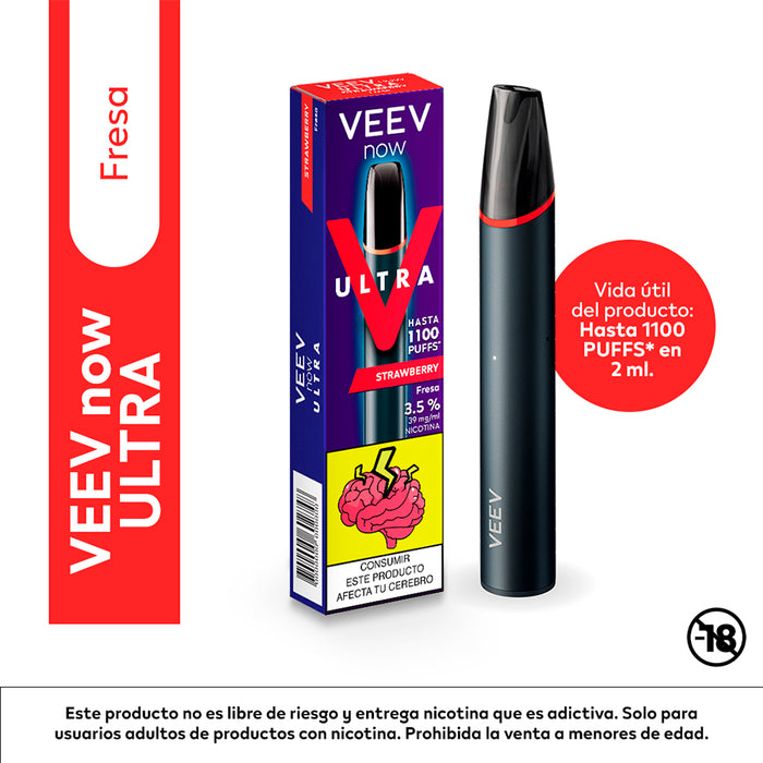 Vapeador Veev Now Strawberry x 2 ML