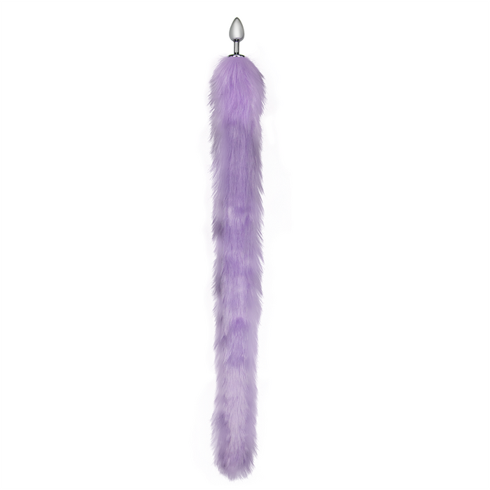 Plug Anal Fox Long Light Purple