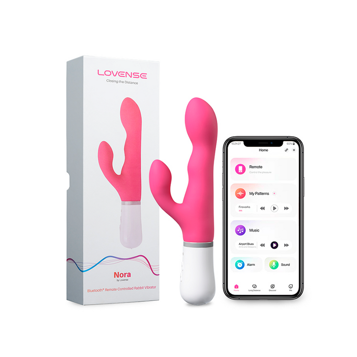 Vibrador Doble Estimulación Nora Controlado por APP Global by Lovense