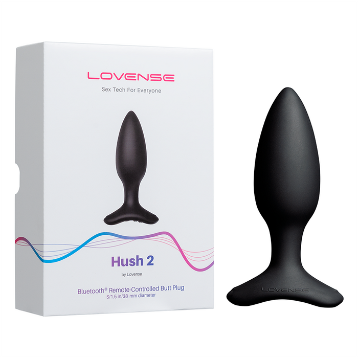 Plug Anal Vibrador Hush 2 (1.5 pulgadas) Controlado por APP Global by Lovense - TiendaCereza.com | Sex Shop Plug Anal Vibrador Hush 2 (1.5 pulgadas) Controlado por APP Global by Lovense - TiendaCereza.com | Sex Shop