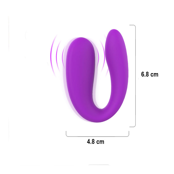 Vibrador Doble Estimulación Vebe Purple