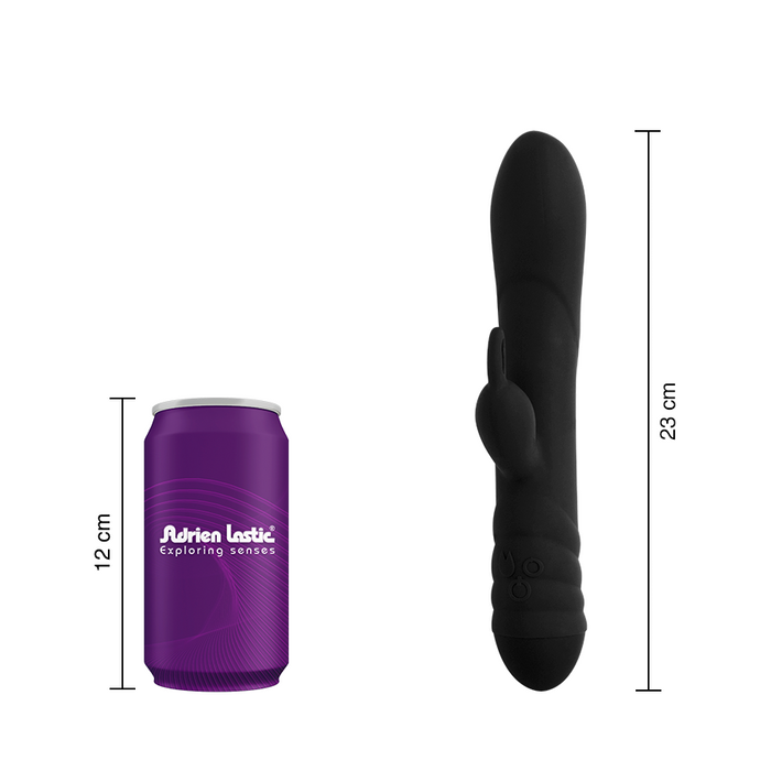 Vibrador de Doble Estimullacion Twister Black by Adrien Lastic