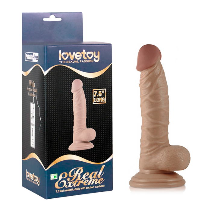 Dildo Real Extreme 7.5 Chocolate