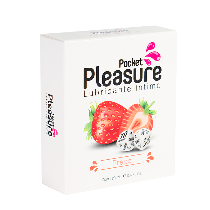 Lubricante Íntimo Fresa x 20 ml by Pocket Pleasure